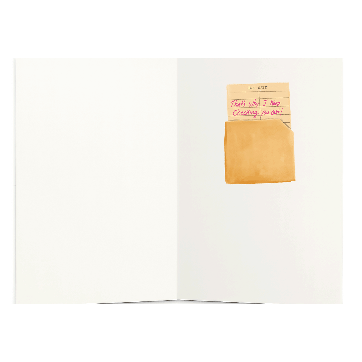 Never Put You Down - Book Valentine's Day Card