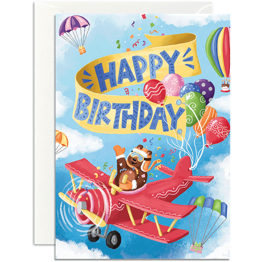 Happy Birthday Flying Bear