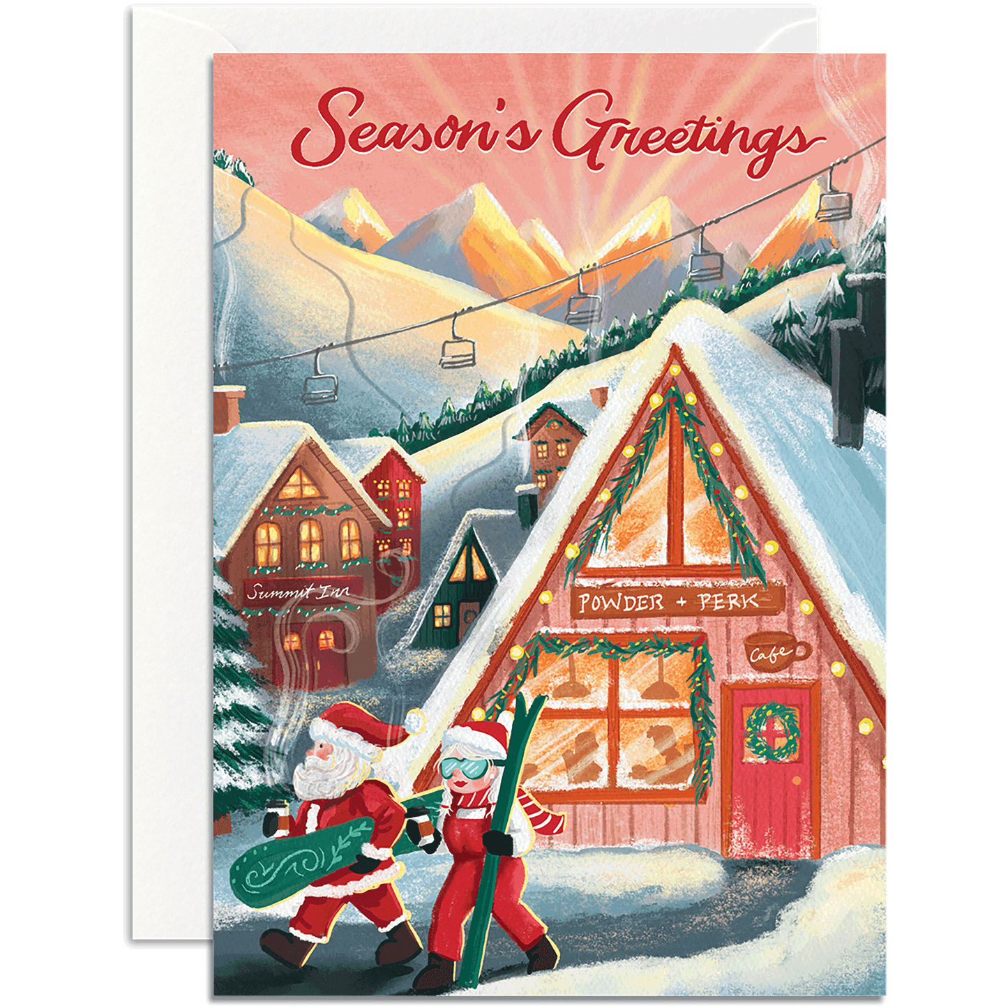 Season's Greetings - Powder and Perk